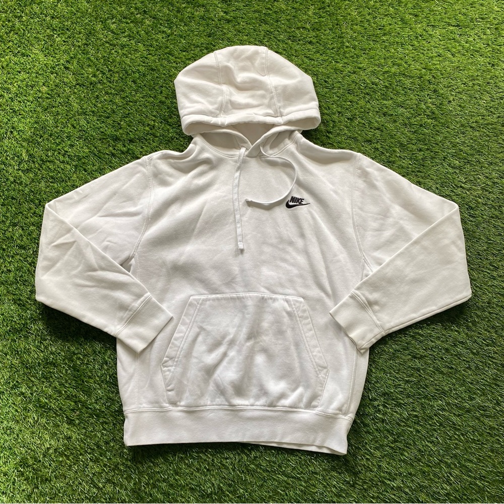 White Nike Hoodie Womens Small